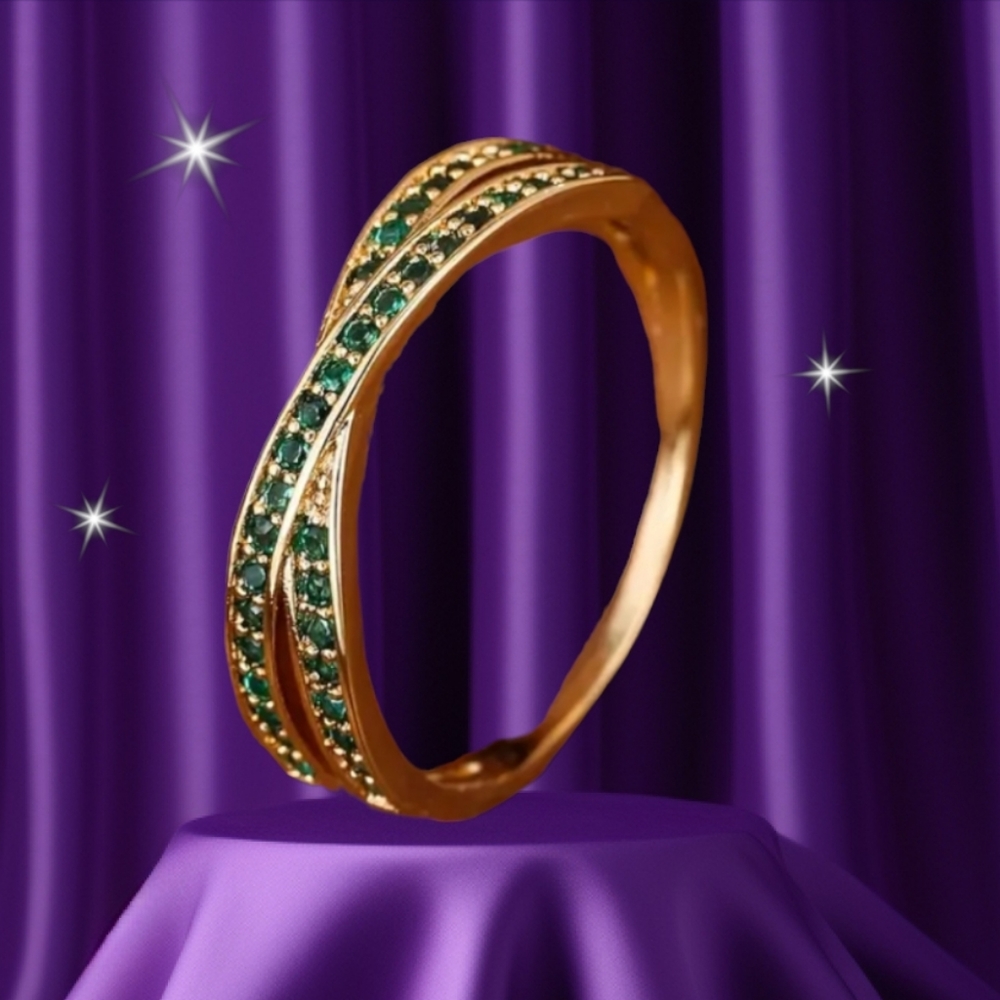 Stainless Steel Elegant Fashion Cross Zircon Ring For Women Charms Jewel…